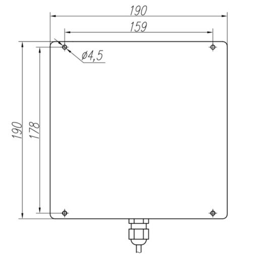 Ближнепольная антенна для систем RFID LL-091006-1.3